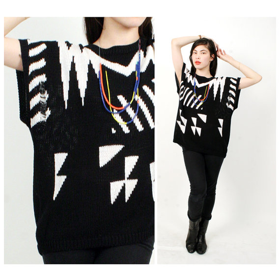 Geometric Pattern Pullover