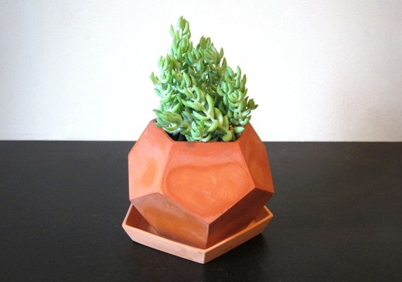 Faceted Planter