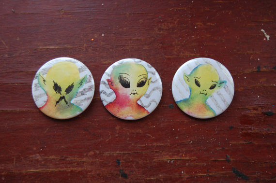 Alien Pin Pack from Ginette Pomette