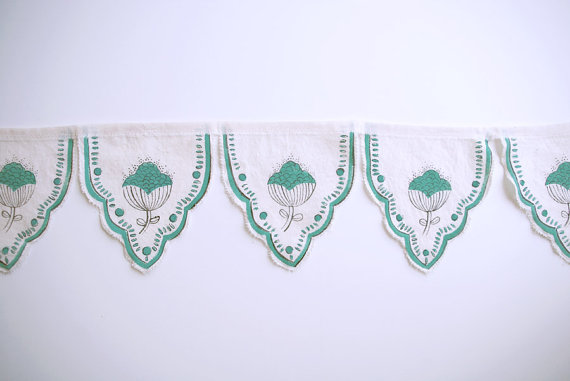 Flower Muslin Bunting